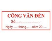 Khắc dấu công văn đến giá rẻ tại Cần Thơ