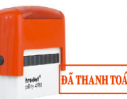 Khắc dấu đã thanh toán tại Cần Thơ