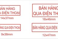 Dịch vụ khắc dấu bán hàng qua điện thoại tại huyện Thới Lai